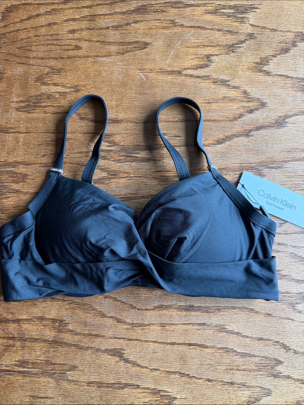 Calvin Klein Black Swim Bralette